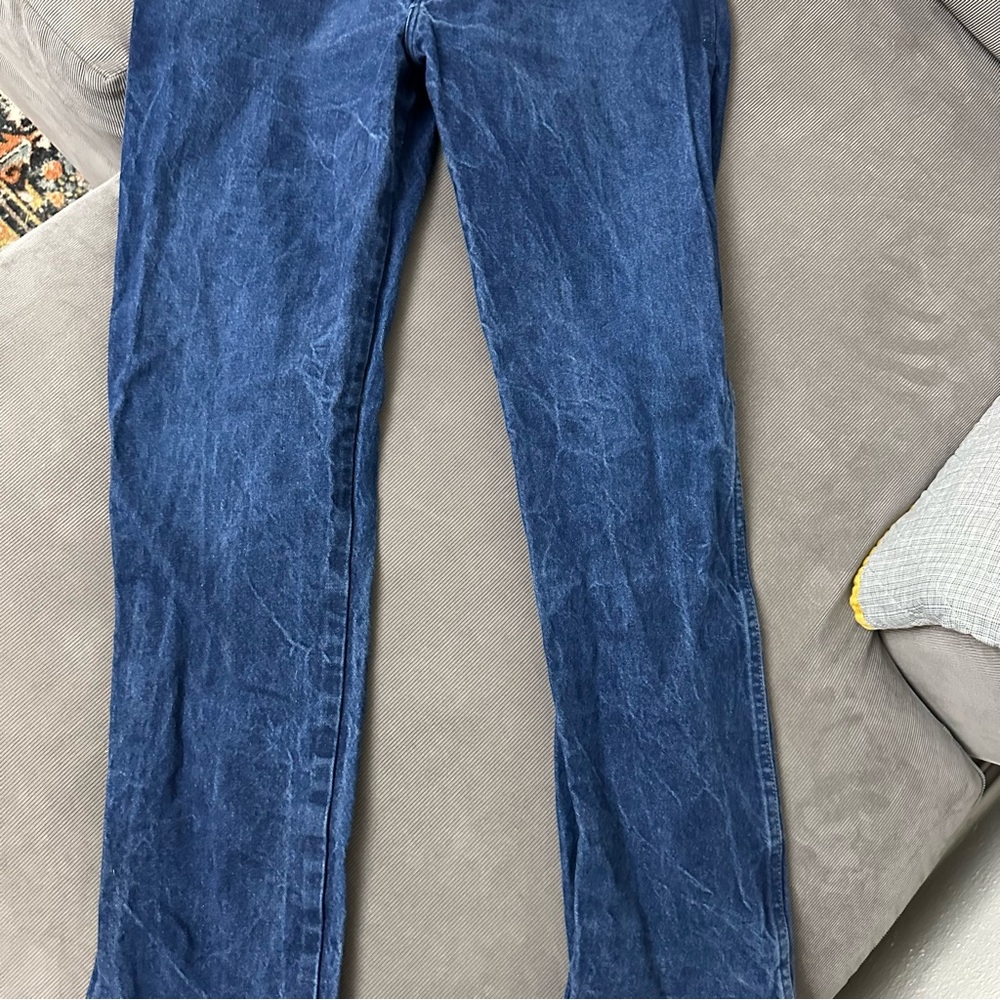 Wrangler 13MWZ Cowboy Cut Denim Jeans - Blue Men’s Size 36x33 (tag 36x34) - Picture 3 of 10